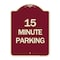 Signmission 2 Hour Parking Parking for Customers Heavy-Gauge Aluminum Sign, 24" x 18", BU-1824-24498 A-DES-BU-1824-24498 - alternate 1